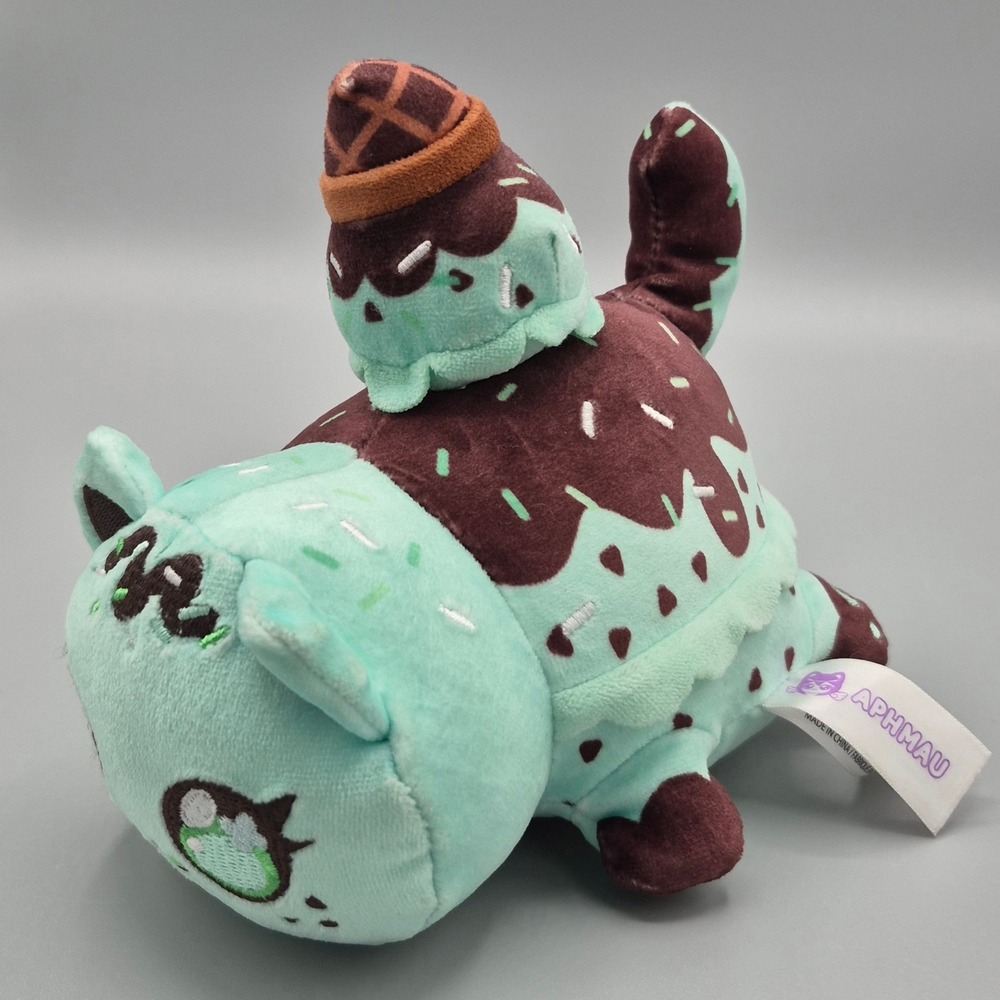 Aphmau MeeMeows Litter 3 Food Cat‎ Mint Chocolate Chip Ice Cream Plush Toy